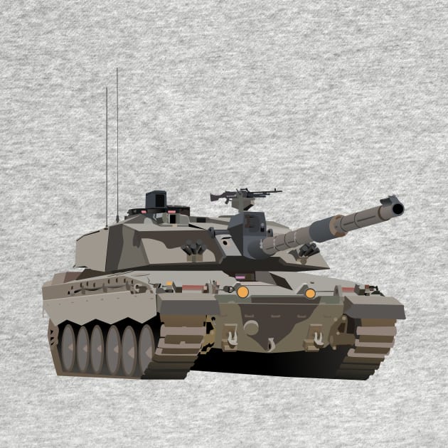 Challenger 2 British Battle Tank by NorseTech